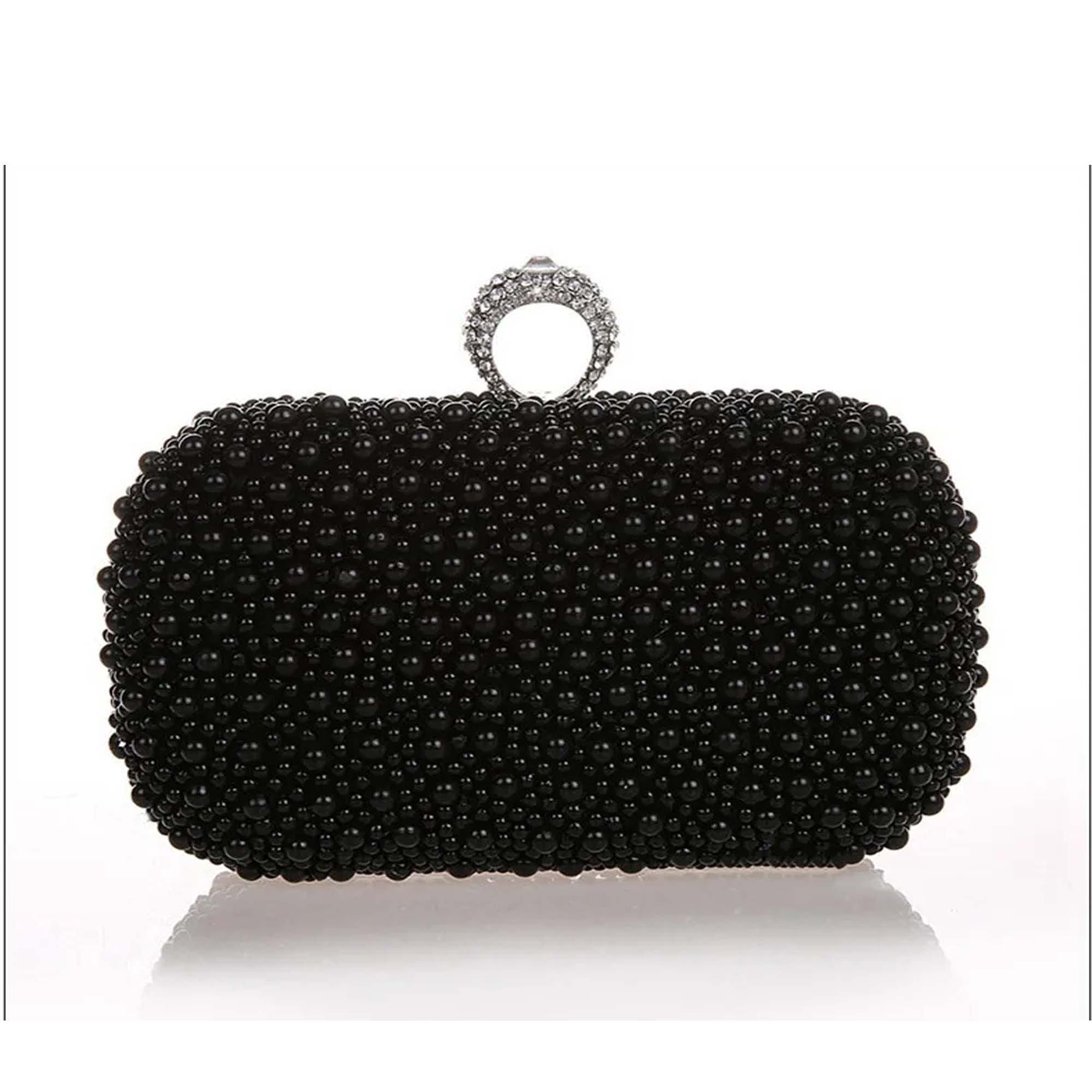 Women Evening Clutch Bags Imitation Pearl Evening Bag Evening Bag