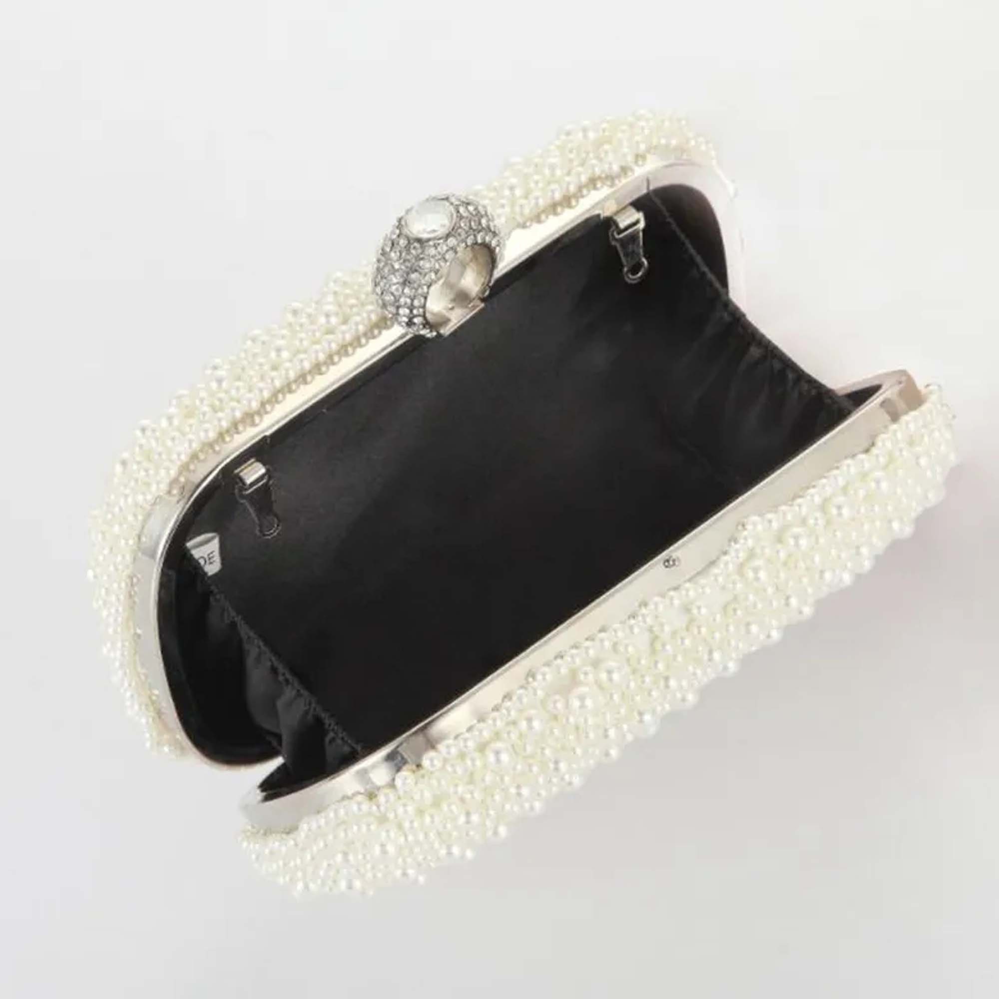 Women Evening Clutch Bags Imitation Pearl Evening Bag Evening Bag