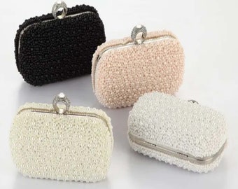 Women Evening Clutch Bags Imitation Pearl Evening Bag Evening Bag Ladies Clutch Party Clutches