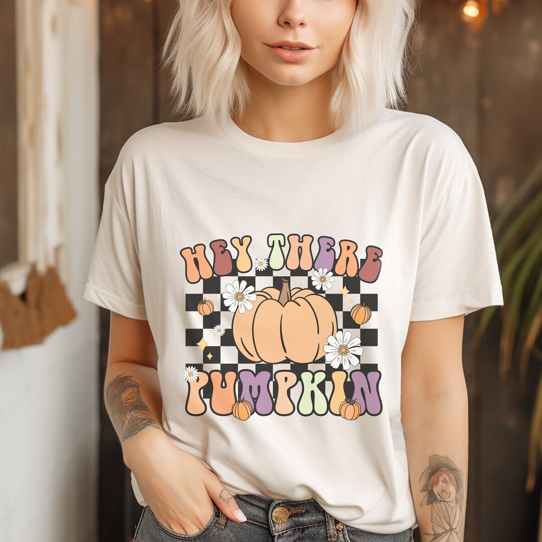 Hay There Fall Hey There Pumpkin SVG, Retro Fall SVG, Thanksgiving Svg, Fall Vibes Svg ...