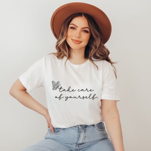 Prenditi cura di te SVG / Self Love SVG / Inspirational Svg / Motivational Svg / Download istantaneo / Sublimazione / Silhouette / Cutfile