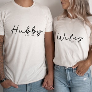 Hubby Wifey SVG Bundle | 2 Designs | Wifey SVG | Hubby Svg | Anniversary Svg | Retro Hubby And Wifey SVG | Instant Download | Sublimation