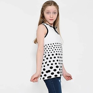 Girls pullover sleeveless tunic sweater. image 2