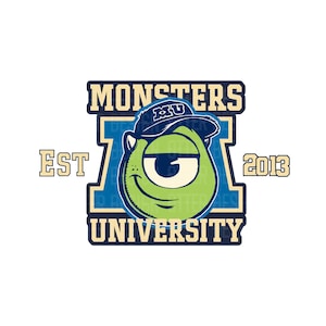 Monsters University Svg, Monsters University Png, Monsters University, Digital File, Svg, Sublimation Design, Monsters University