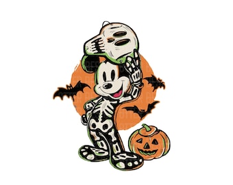 Mouse Halloween Svg Png, Mickey Halloween Png, Halloween Png, Trick Or Treat Png, Spooky Vibes, Halloween Sublimation, Pumpkin Png, Cricut