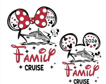 Vacaciones familiares 2026 Crucero SVG PNG, Viaje en crucero SVG, Crucero SVG PNG, Cabeza de ratón SVG, Reino mágico SVG, Vacaciones familiares SVG