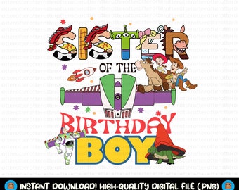 Sister of the Birthday Boy Png, Toy Png, Family Birthday Party Png, Birthday Family, Vacay Mode Png, Birthday Gift Png