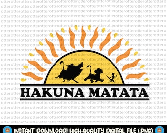 Hakuna Matata Svg Bundle, Hakuna Matata Svg, Family Trip Svg, Hakuna Matata, Lion King Simba Svg, Hakuna Matata Png, Mouse Family Svg