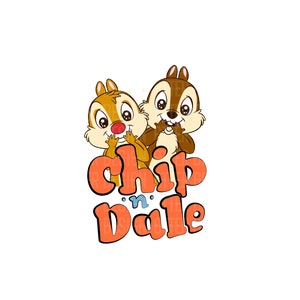 Chip and Dale  Png Svg, Family Vacation Png, Double Trouble Couple Png, Family Matching Png, Digital File