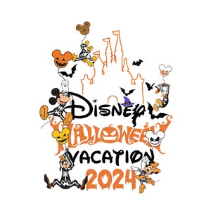Family Trip Png, Mouse And Friends Halloween Png, Halloween Clipart Svg Png, Trick Or Treat Png, Spooky Vibes Png, Halloween Sublimation