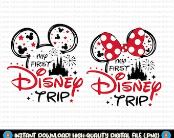 My First Trip Svg Bundle, My First Trip Png Bundle, Family Vacation Svg, Family Svg, Friends Svg, Vacay Mode Svg, Magical Kingdom Svg
