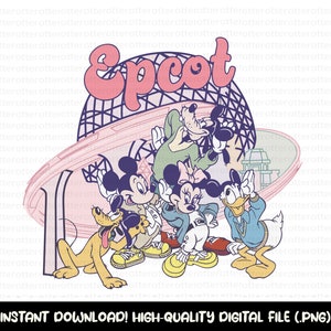 Epcot Png, Mouse And Friends Epcot Png, Family Vacation Png, Magic Kingdom Png, Vacay Mode Png, Digital File, Only Png