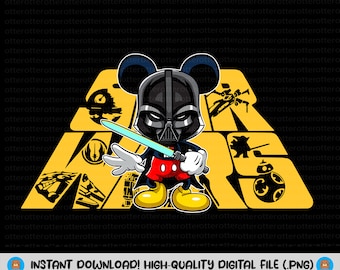 Star Wars Png, Mysz Star Wars Png, Clipart Star Wars, Darth Vader Png, Natychmiastowe pobieranie, Mysz Png, TYLKO PNG