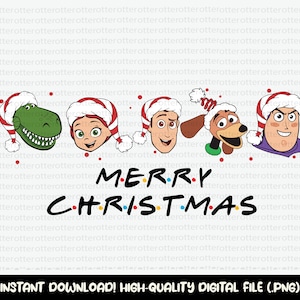 Toy Christmas, Merry Christmas Png, Christmas Squad, Holiday Season, Cute Christmas Png, Christmas Friends, Digital Download