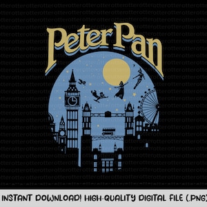 Peter Pan Svg, Peter Pan Png, Peter Pan Sublimation Svg, Peter Pan Sublimation Png, Digital File, Instant Download
