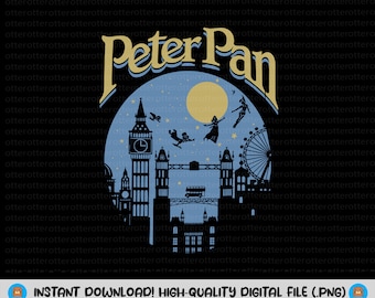 Peter Pan Svg, Peter Pan Png, Peter Pan Sublimation Svg, Peter Pan Sublimation Png, Digital File, Instant Download