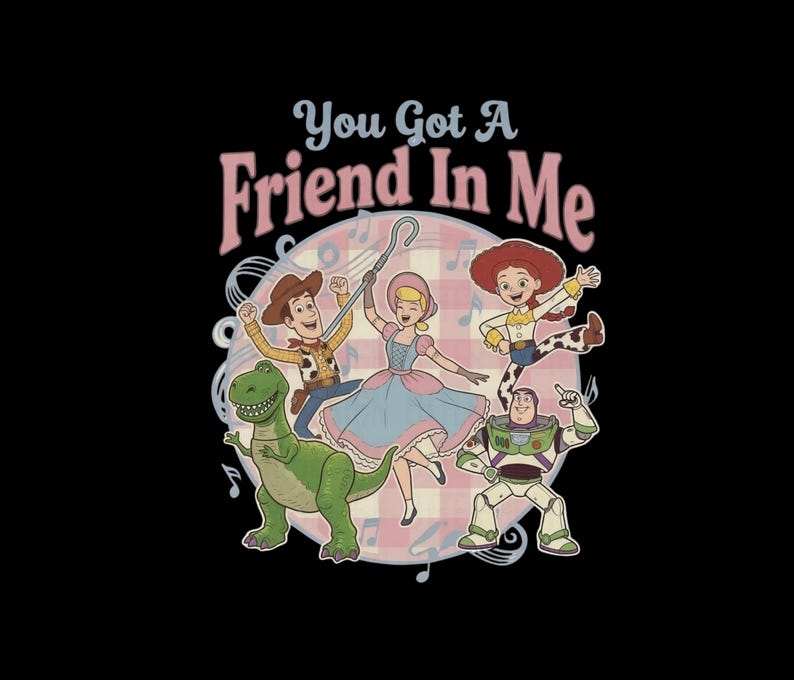 You've Got A Friend In Me Png, Toy Story Png, Besties Png, Family Matching Png, Family Vacation Png, Family Trip Png image 2