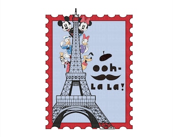Family Trip Svg, Eiffel Tower Svg, Paris Family Trip Svg, Paris Vacation Shirt, Mouse and Friends, Magical Kingdom Svg, Family Vacation Svg