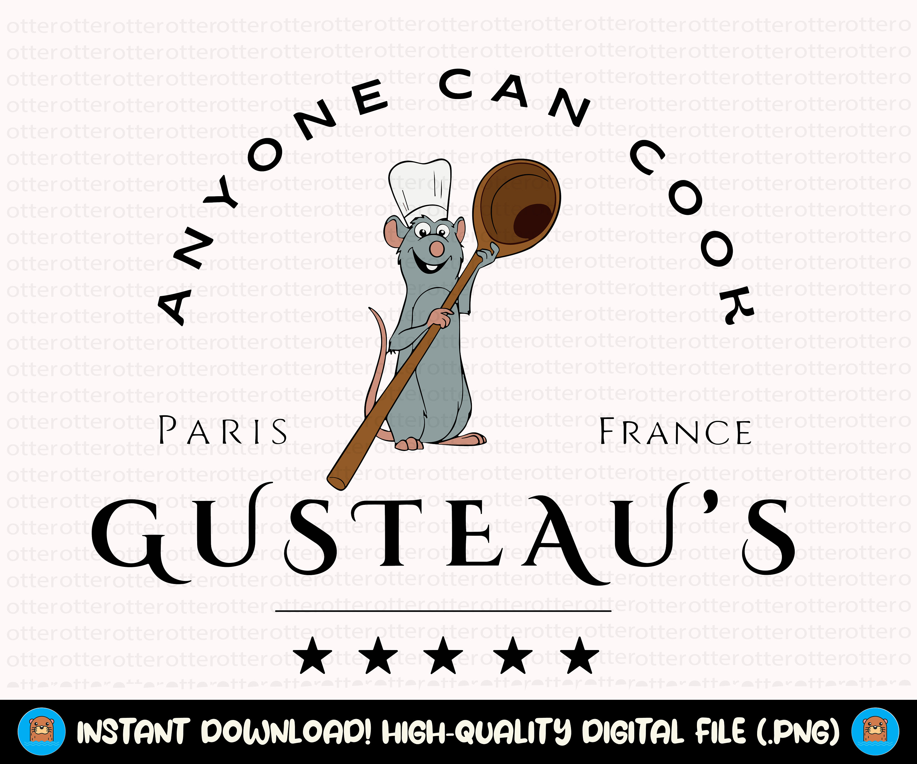 Ratatouille Svg, Ratatouille Png, Anyone Can Cook Svg, Ratatouille
