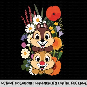 Chip and Dale Png, Family Vacation Png, Double Trouble Couple Png, Family Matching Png, Digital File
