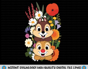 Chip and Dale Png, Family Vacation Png, Double Trouble Couple Png, Family Matching Png, Digital File