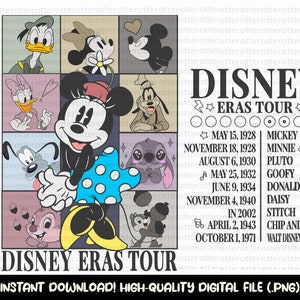 Minnie and Friends Svg, The Eras Tour Mouse and Friends PNG, Mouse And Friends Comfort Color Png, The Eras Tour Svg, Family Vacation Svg