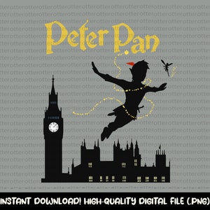 Peter Pan Svg, Peter Pan Png, Peter Pan Sublimation Svg, Peter Pan Sublimation Png, Digital File, Instant Download