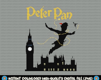 Peter Pan Svg, Peter Pan Png, Peter Pan Sublimation Svg, Peter Pan Sublimation Png, Digital File, Instant Download