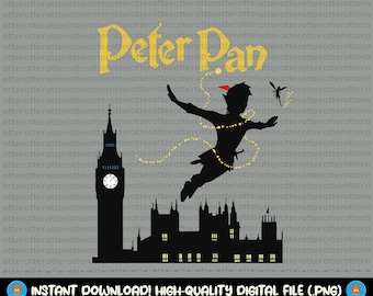 Peter Pan Svg, Peter Pan Png, Peter Pan Sublimation Svg, Peter Pan Sublimation Png, fichier numérique, téléchargement immédiat