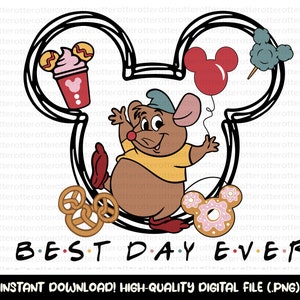 Best Day Ever Gus Svg Png, Gus Gus Mouse Png Svg, Lookin&#39; Like A Snack Gus SVG, Gus Svg, Princess Svg, Princess Png, Digital File