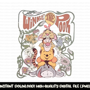 Retro Winnie The Pooh Svg, Winnie The Pooh Svg, Winnie The Pooh Sublimation,Family Vacation Png, Family Trip Png, Vacay Mode Png