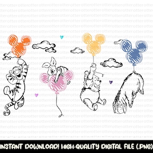 Retro Winnie The Pooh Svg, Winnie The Pooh Svg, Winnie The Pooh Sublimation,Family Vacation Png, Family Trip Png, Vacay Mode Png, Cricut