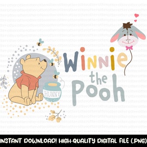 Retro Winnie The Pooh Svg, Winnie The Pooh Svg, Winnie The Pooh Sublimation,Family Vacation Png, Family Trip Png, Vacay Mode Png