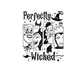 Bad Witches Club Png Svg, Halloween Princess Svg Png, Villains Shirt Svg, Villains Wicked Svg, Family Trip Png, Trick Or Treat Svg, Cricut