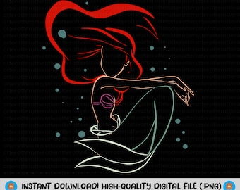 Ariel Svg, Ariel Png, The Little Mermaid Svg, Mermaid Svg, Fairytail Princess Svg, Ariel Mermaid Svg, Ariel Cricut, Digital Files