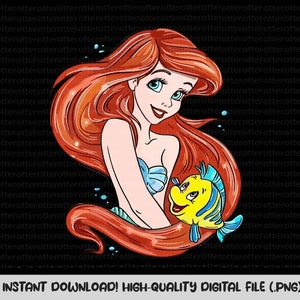 Ariel Png, Little Mermaid Png, Ariel png, Little Mermaid Png, Princess Png, Instant Download, Digital File, Ariel Svg, Mermaid Svg