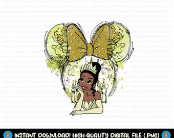 Tiana Png, Principessa Png, Camicia principessa Png, Principessa Png per sublimazione, Vacanza in famiglia Png, Squadra di ragazze Png, File digitale