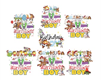 Birthday Boy Png, Toy Png, Family Birthday Party Png, Birthday Family, Vacay Mode Png, Birthday Gift Png, Bundle Birthday