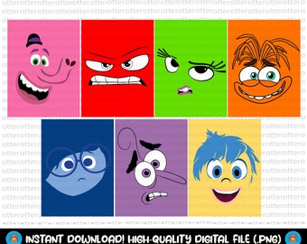 Inside Out Characters Svg, Inside Out Png, Inside Out Svg, Inside Out Sublimation, Digital File, Instant Download, Inside Out 2, Cricut File