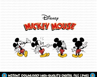 Retro Mickey & Company SVG, Familienurlaub Png, Familienreise Png, Vacay Mode Png, Magic Kingdom Png, Mickey Png, Cricut Maus Png