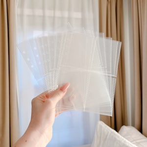 Ultra Clear 10-pack Kpop 1 Pocket Postcard A5 Binder Pocket
