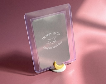 Moon Charm Polaroid / Toploader Holder