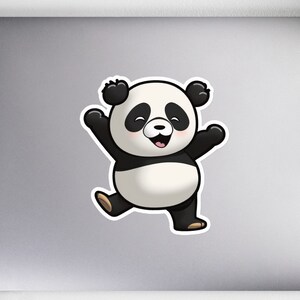 Panda Stick-E-Figure | Sticker, Available in 3 Sizes