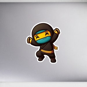 Ninja Stick-E-Figur | Sticker, in 3 Größen erhältlich