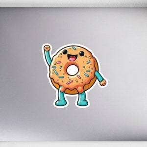 Doughnut Stick-E-Figure | Sticker, Available in 3 Sizes