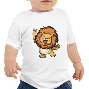 Lion Baby Jersey Short Sleeve Tee | Unisex, Available in 3 Sizes & 3 Colors