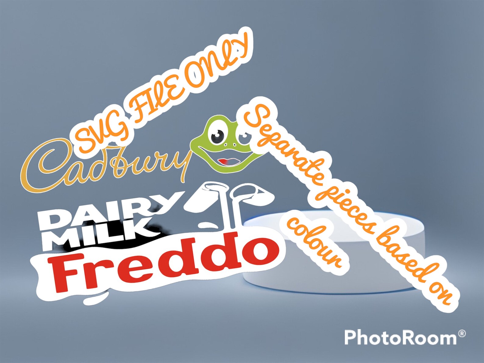Cadbury Freddo Frog Digital File for Cricut Split and Layered Image Etsy