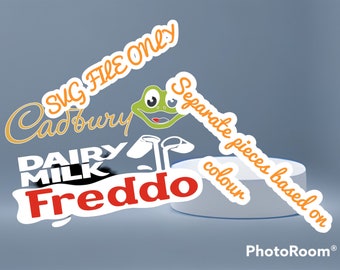 Cadbury freddo frog- digital file for Cricut - split and layered image