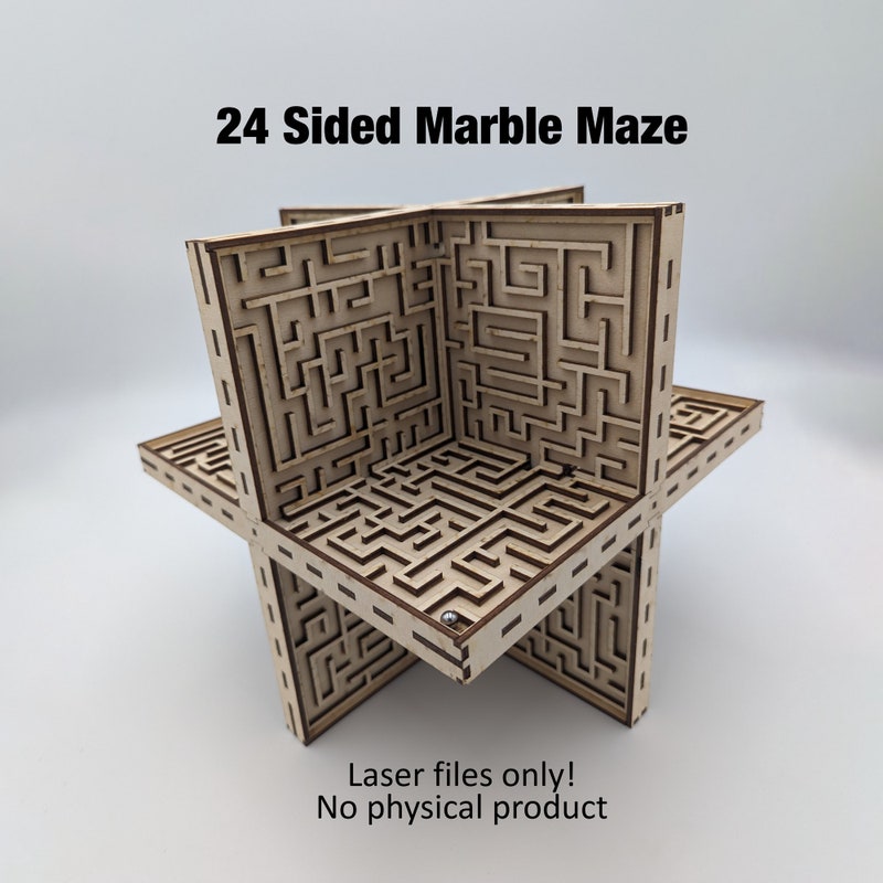 Laser Cut Marble Run Etsy