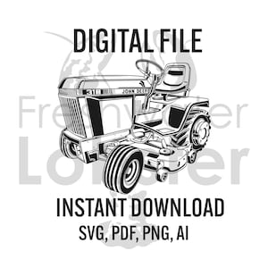 John Deere 318 series Vector Image | Digital Image Download | .ai .svg .png .pdf